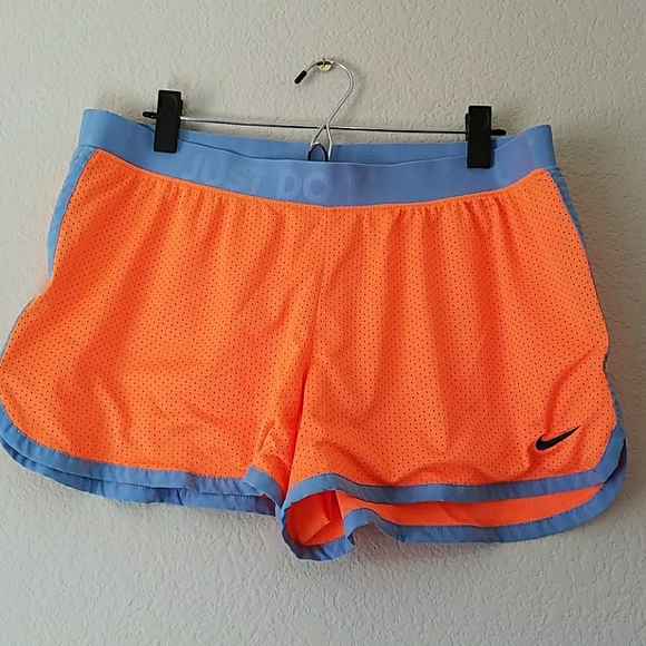 Nike Pants - Nike Dri-Fit Orange/Blue Shorts size XL